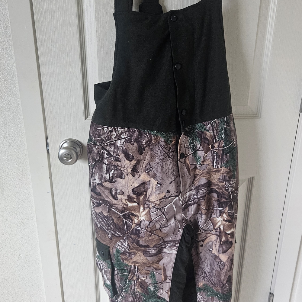 Camouflage Overalls with Green Top